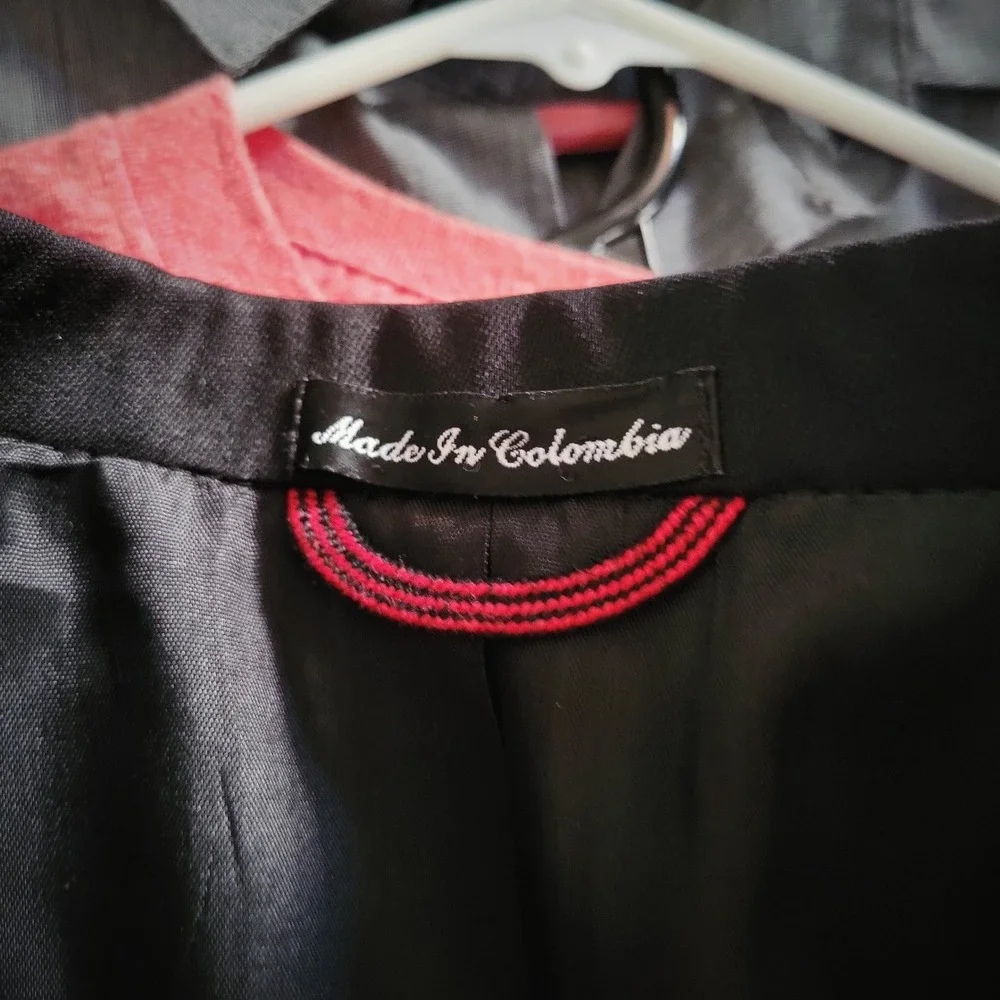 Perry Ellis Portfolio‎ Blazer Black Mens 3 Button Sport Coat Jacket Professional